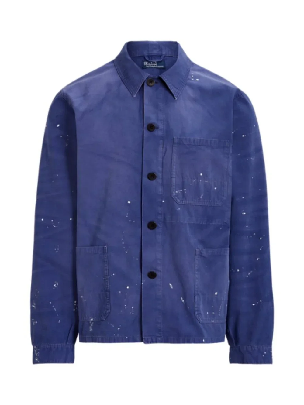 Distressed Denim Utility Jacket